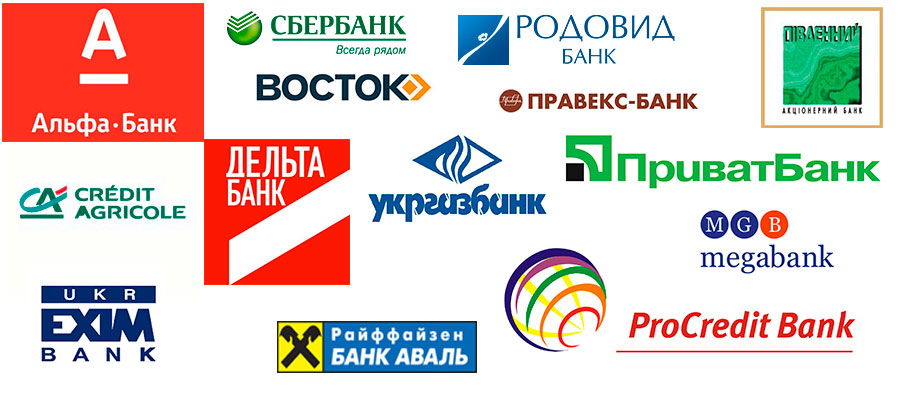 Логотипы банков