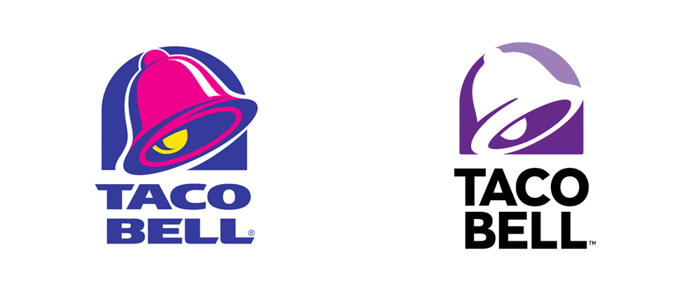 Логотип taco bell ребрендинг